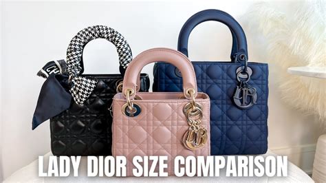 lady dior small measurement|Lady Dior small vs medium.